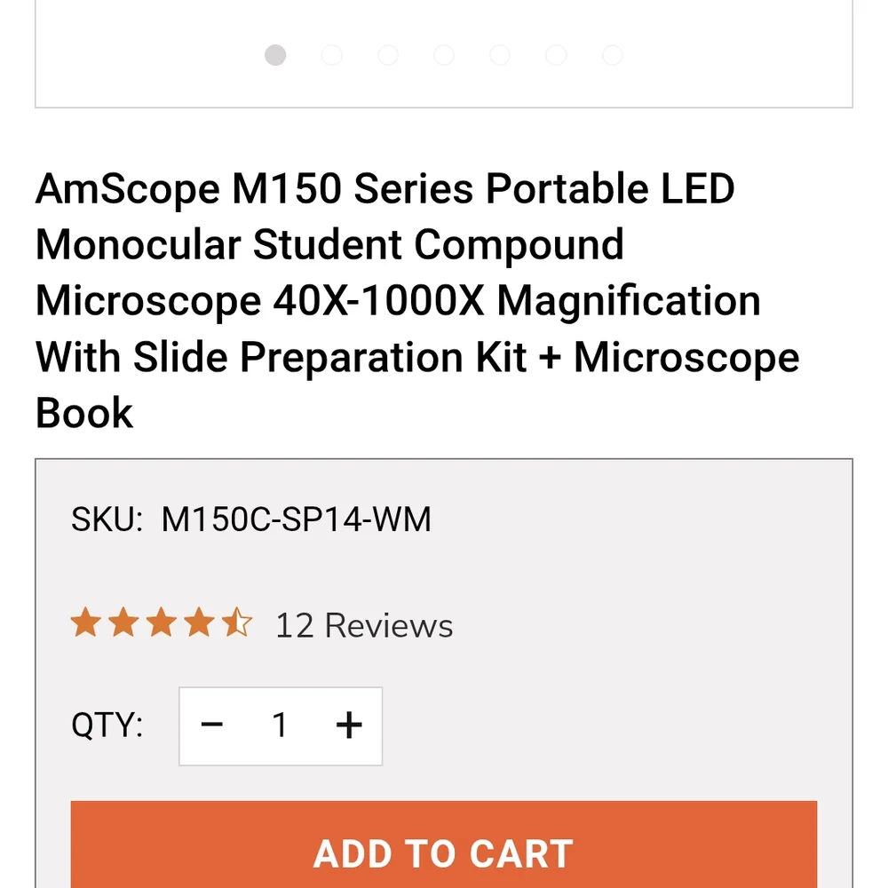AMSCOPE Microscope - Picture 5 of 6